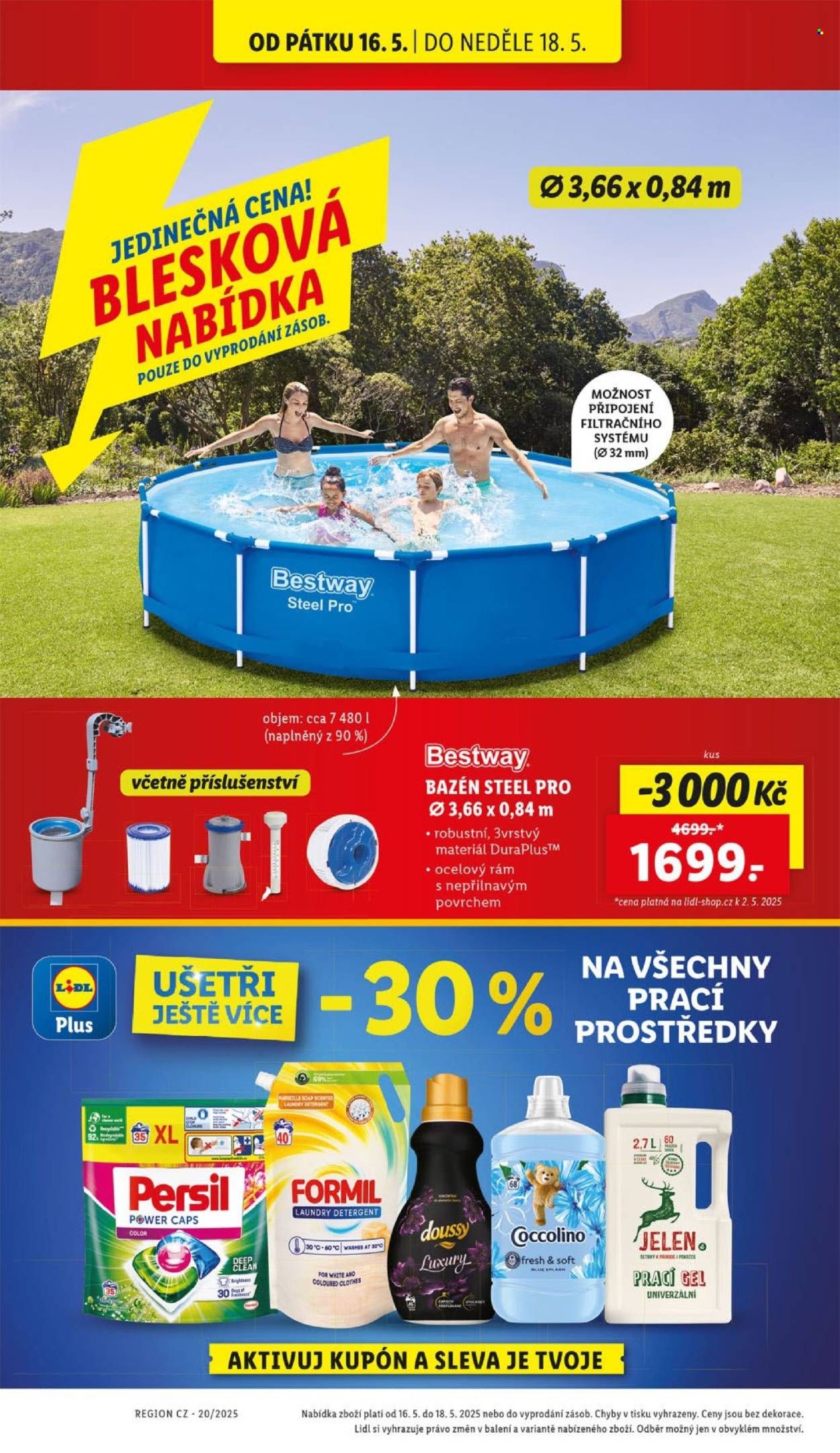 Leták Lidl - 15.5.2025 - 18.5.2025. Strana 1