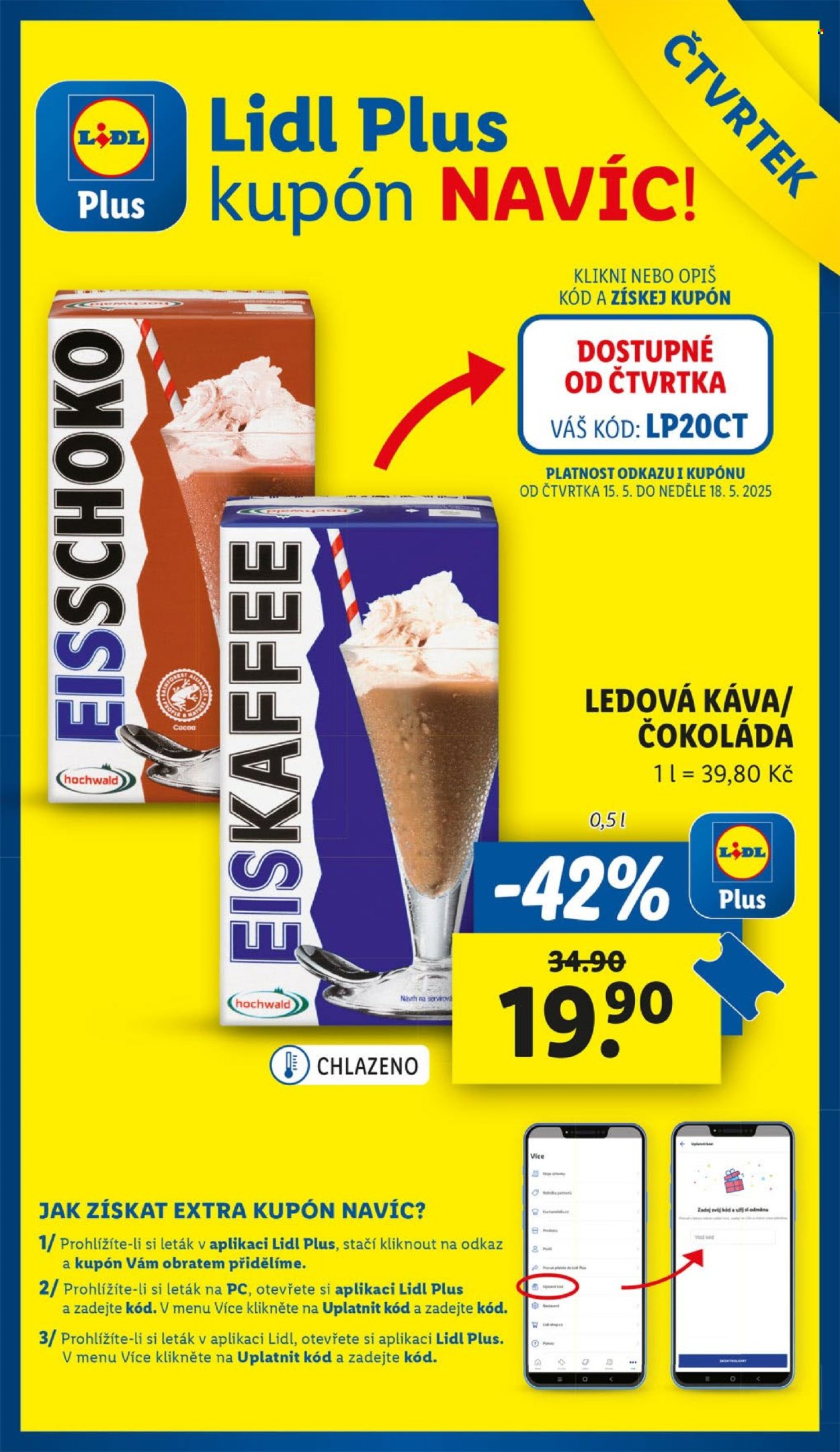 Leták Lidl - 15.5.2025 - 18.5.2025. Strana 1