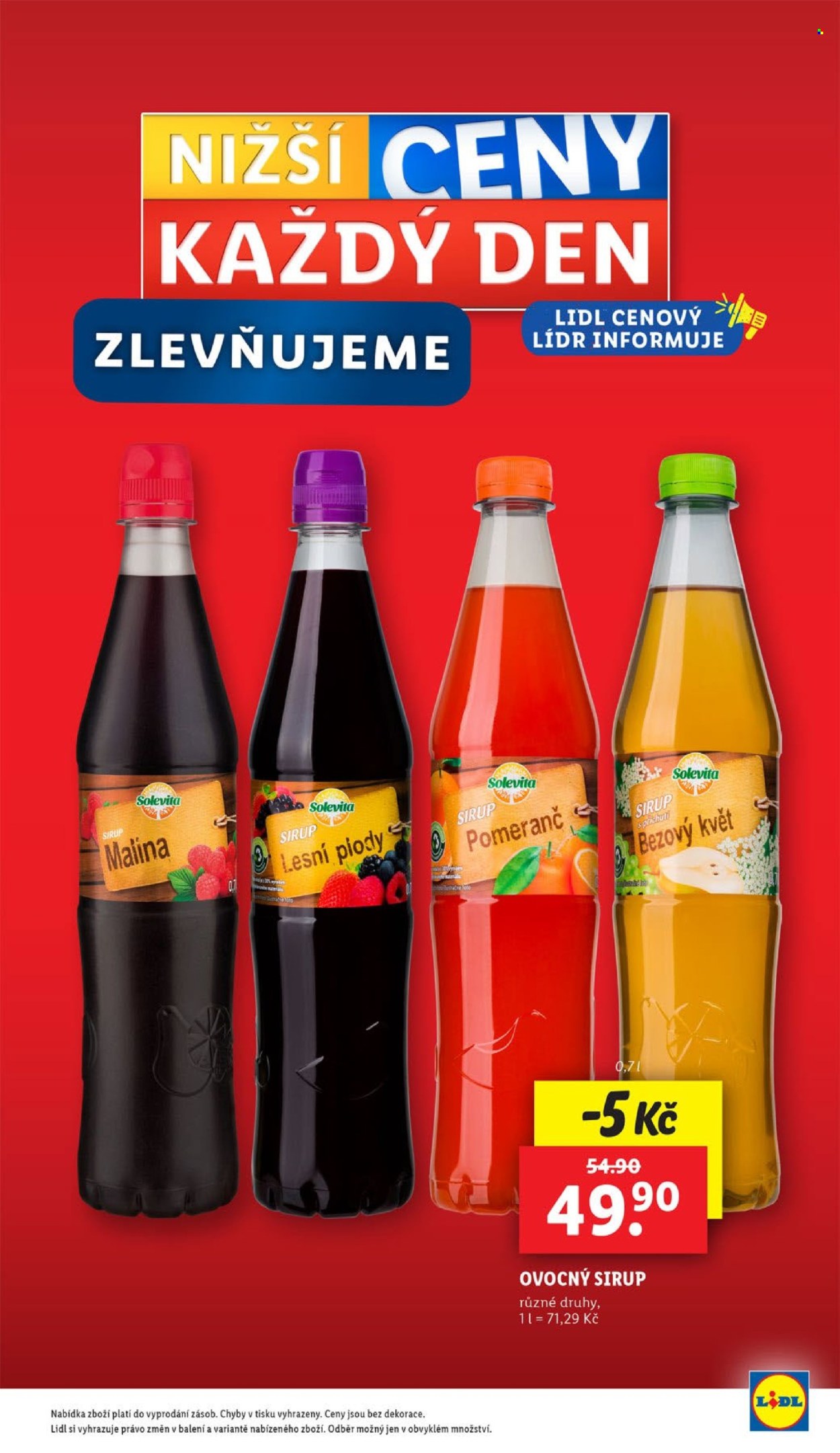 Leták Lidl - 15.5.2025 - 18.5.2025. Strana 1