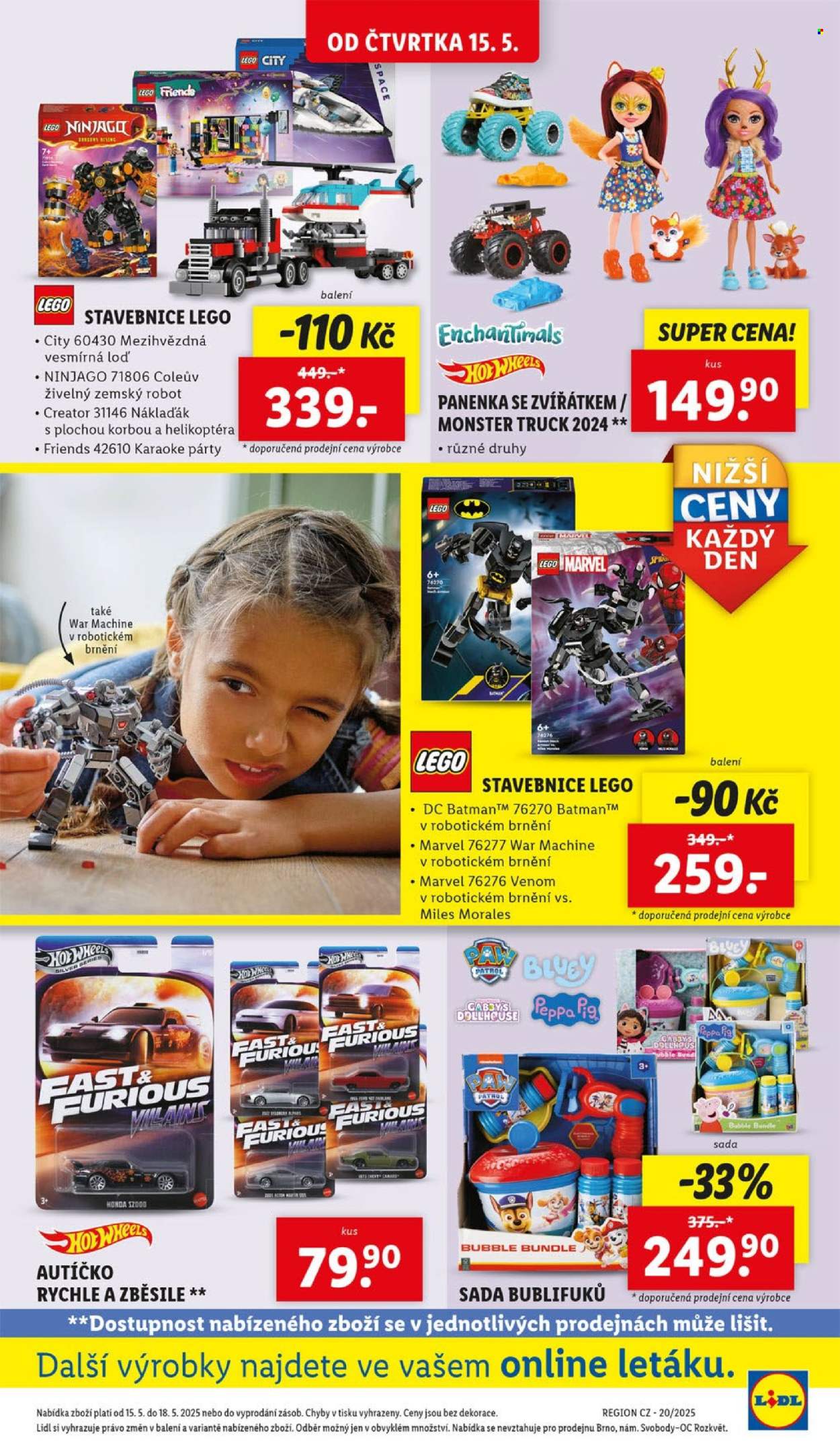 Leták Lidl - 12.5.2025 - 18.5.2025. Strana 1