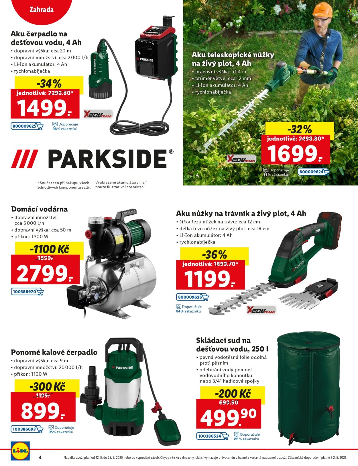 Leták Lidl - 12.5.2025 - 25.5.2025. Strana 1