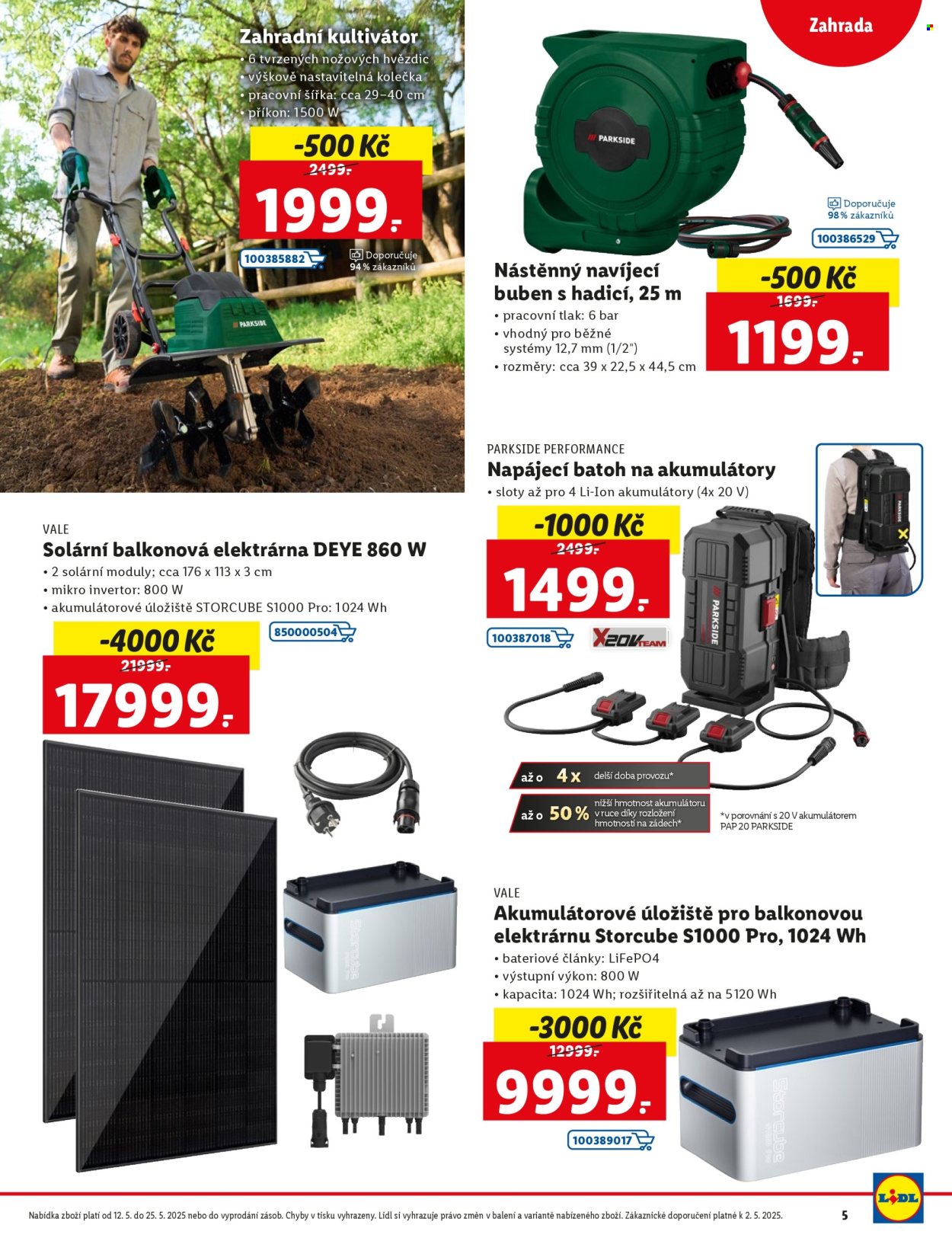 Leták Lidl - 12.5.2025 - 25.5.2025. Strana 1