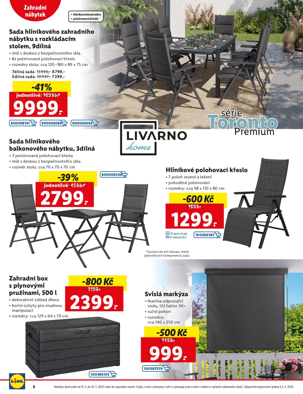 Leták Lidl - 12.5.2025 - 25.5.2025. Strana 1