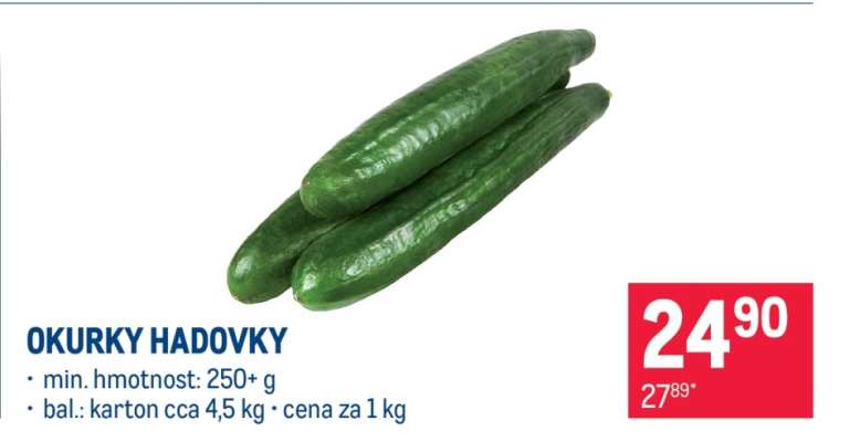 Okurky hadovky