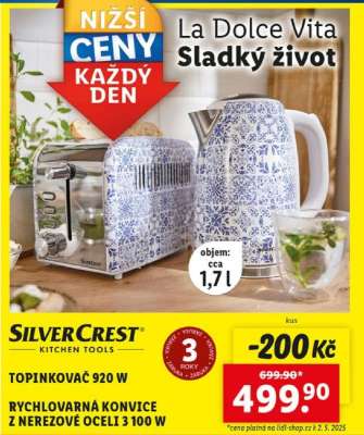 SilverCrest Rychlovarná konvice
