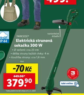 PARKSIDE Elektrická strunová sekačka 300 W