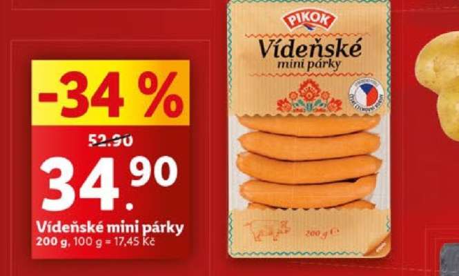Vídeňské mini párky