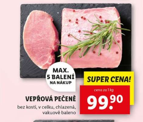 VEPŘOVÁ PEČENĚ*