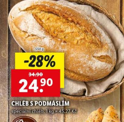 Chléb s podmáslím
