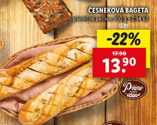 ČESNEKOVÁ BAGETA