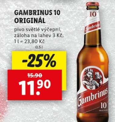 Gambrinus 10 Originál