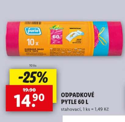 Odpadkové pytle 60 l