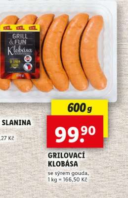 Grilovací klobása