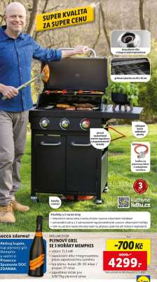 GRILLMEISTER PLYNOVÝ GRIL SE 3 HOŘÁKY MEMPHIS