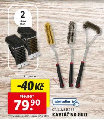 GRILLMEISTER KARTÁČ NA GRIL