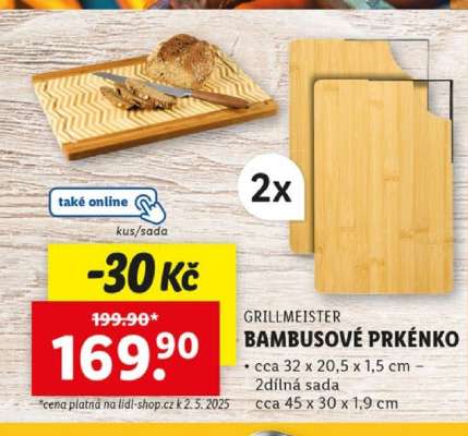GRILLMEISTER BAMBUSOVÉ PRKÉNKO