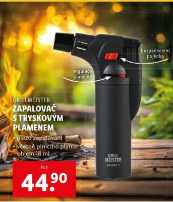 GRILLMEISTER ZAPALOVAČ S TRYSKOVÝM PLAMENEM
