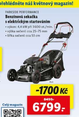 PARKSIDE PERFORMANCE Benzínová sekačka s elektrickým startováním