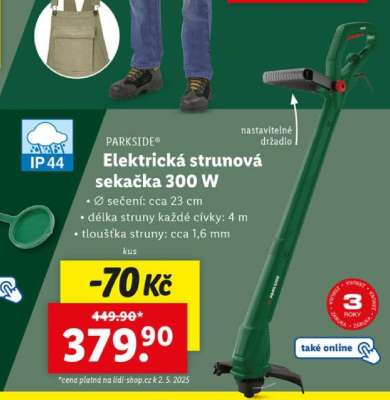 PARKSIDE Elektrická strunová sekačka 300 W