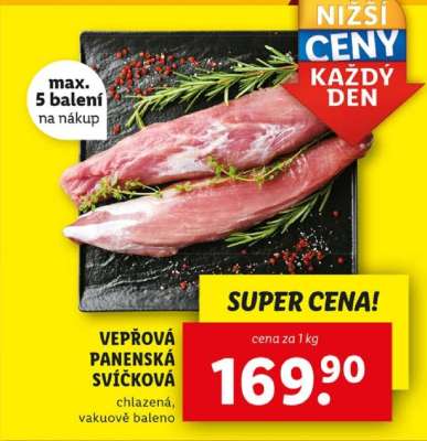 Vepřová panenská svíčková