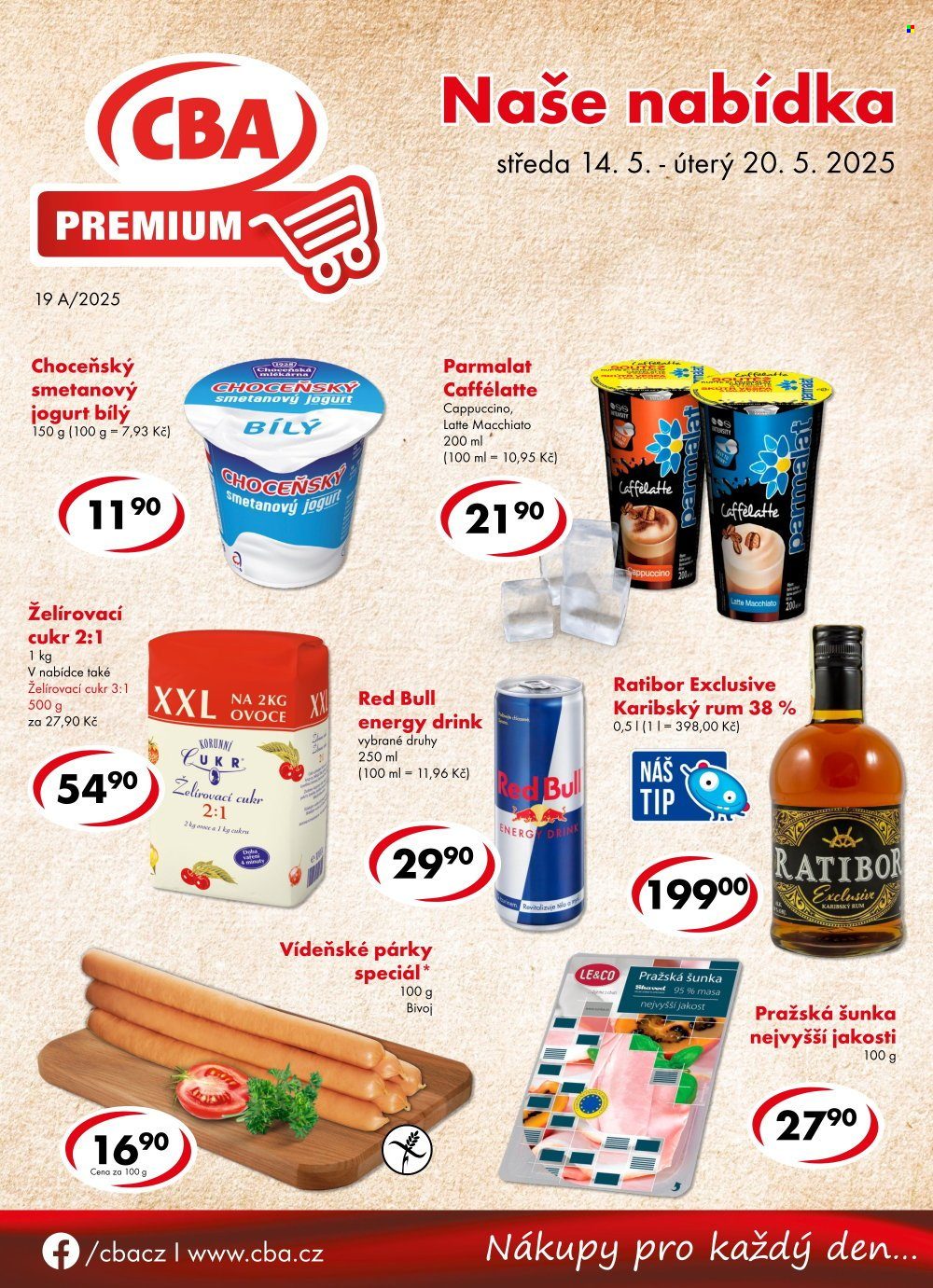 Leták CBA Premium - 14.5.2025 - 20.5.2025. Strana 1