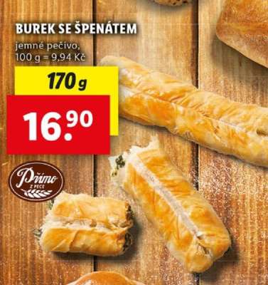 Burek se špenátem