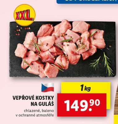 VEPŘOVÉ KOSTKY NA GULÁŠ