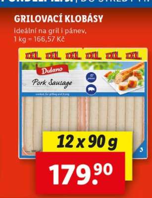 Grilovací klobásy,