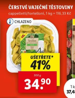 Čerstvé vaječné těstoviny