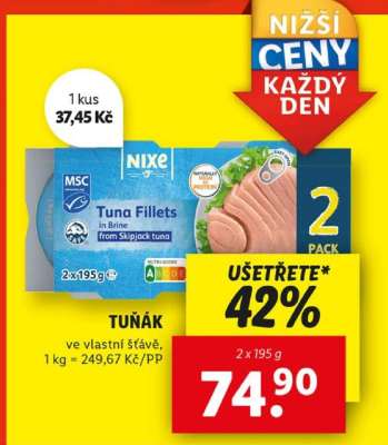 NIXE TUŇÁK VE VLASTNÍ ŠŤÁVĚ