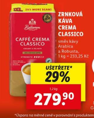 ZRNKOVÁ KÁVA CREMA CLASSICO