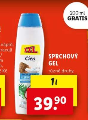 CIEN SPRCHOVÝ GEL