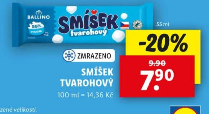 SMÍŠEK TVAROHOVÝ