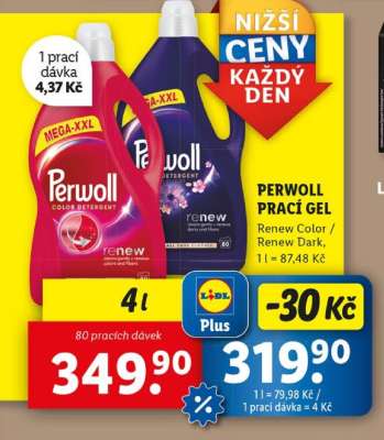 Perwoll prací gel