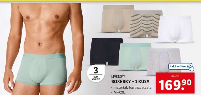LIVERGY® BOXERKY 3 KUSY