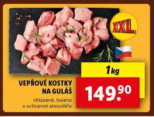 VEPŘOVÉ KOSTKY NA GULÁŠ