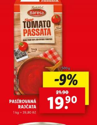 Baresa Pasírovaná rajčata