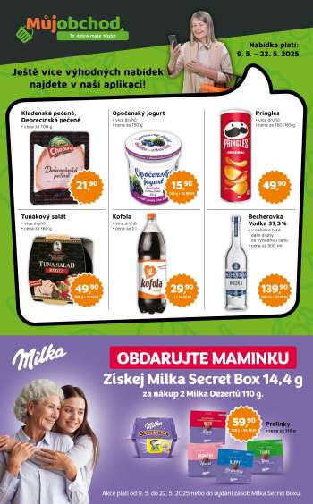 Leták Můj obchod - 9.5.2025 - 22.5.2025.