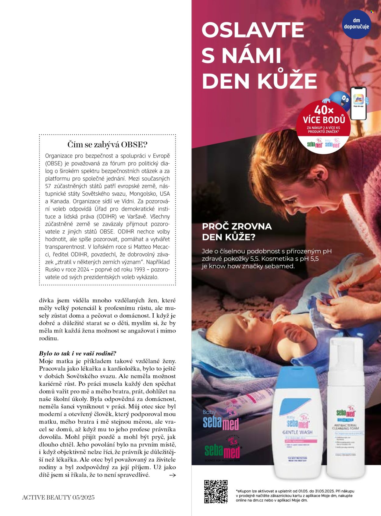 Leták dm drogerie - 9.5.2025 - 5.6.2025. Strana 1
