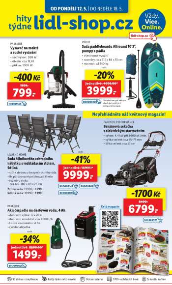 Leták Lidl - 12.5.2025 - 18.5.2025.