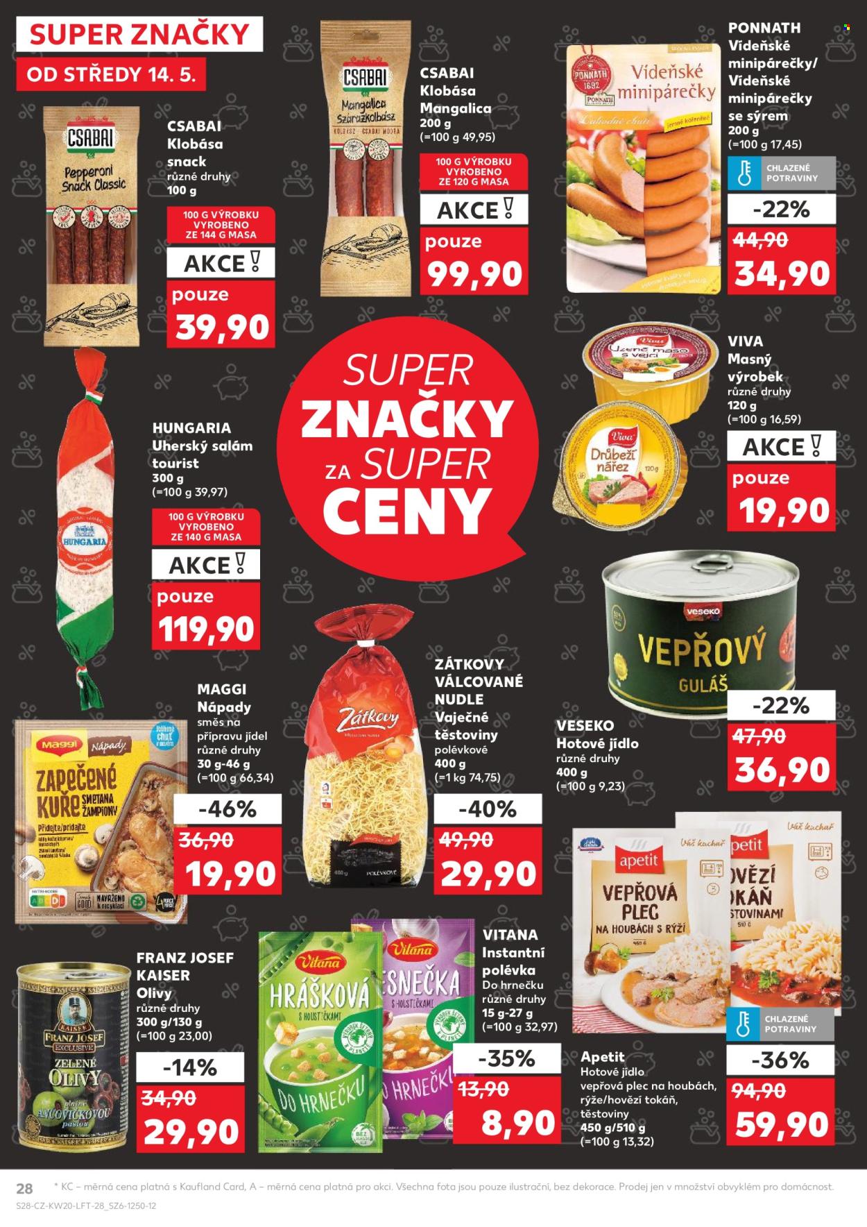 Leták Kaufland - 14.5.2025 - 20.5.2025. Strana 1