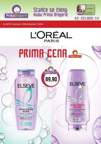 Leták Prima Drogerie - 8.5.2025 - 23.5.2025.