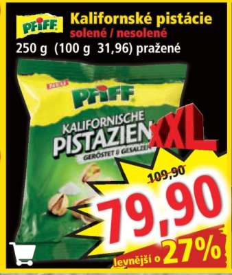 KALIFORNSKÉ PISTÁCIE