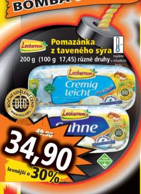 Pomazánka z taveného sýra