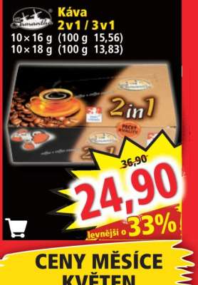 Káva 2v1 / 3v1