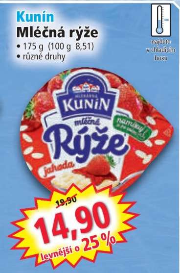 Kunín mléčná rýže