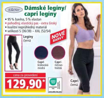 Dámské legíny/capri legíny
