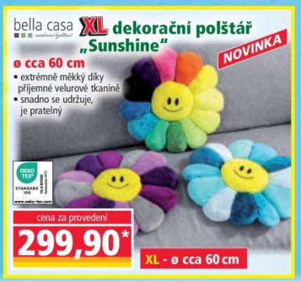 XL dekorační polštář „Sunshine“