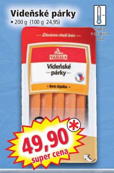 Vídeňské párky* •