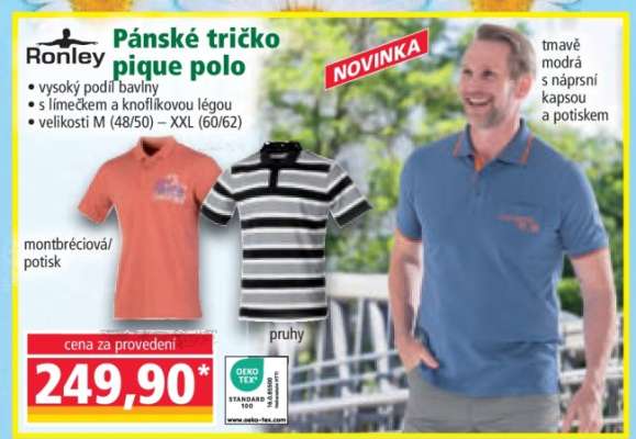 Pánské tričko pique polo
